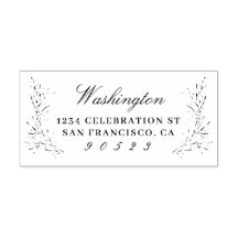 Elegante Rücksendeadresse für den Namen von Skript