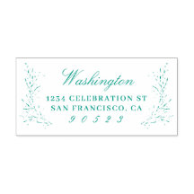 Elegante Rücksendeadresse für den Namen von Skript