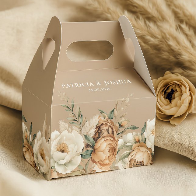 Elegante Rustikale Boho-Hochzeitsgeschenkboxen Geschenkschachtel (Von Creator hochgeladen)