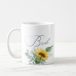 Elegante Rustikale Braut Eukalyptus floral Kaffeetasse