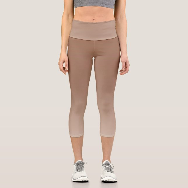 Elegante Rustikale Bronze Highlights Leggings Loca (Vorderseite)