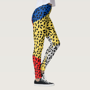 Elegante rustikale Farbpunkte Leggings