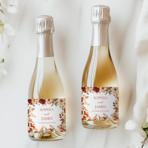 Elegante Rustikale Herbst-Hochzeit mit Blumen