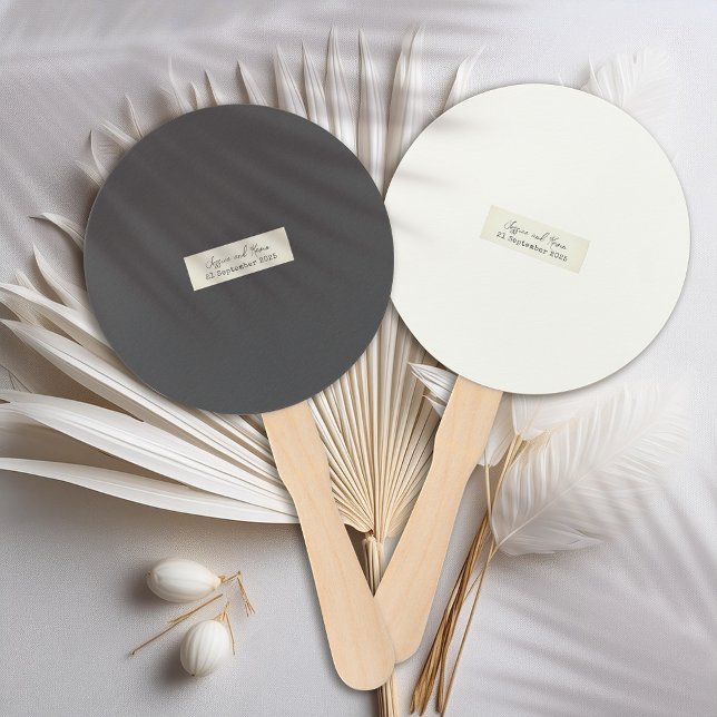 Elegante Rustikale Hochzeit Fächer (Von Creator hochgeladen)