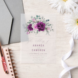 Elegante rustikale Lila Blush Geometrische Hochzei