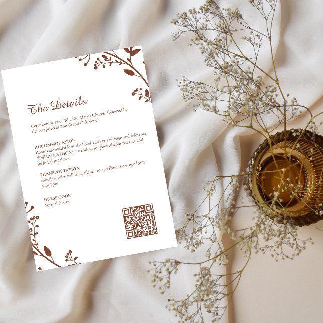 Elegante rustikale Minimalistische Hochzeitskarte Save The Date (Von Creator hochgeladen)