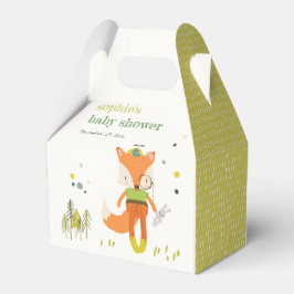 Elegante rustikale Niedliche Woodland Fun Fox Kind Geschenkschachtel