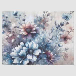 Elegante rustikale Vintag Inspirierte Blumendekoup Seidenpapier