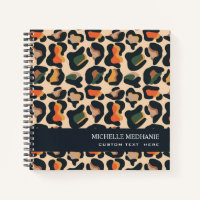 Elegante Safari Tier Leopard Spot MONOGRAM