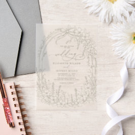 Elegante Sage Garden Coquette Wedding