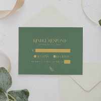 Elegante Sage Green and Gold Wedding