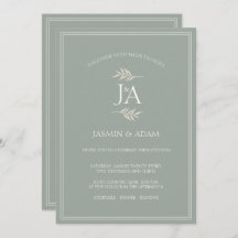 Elegante Sage Green Classic Hochzeiten