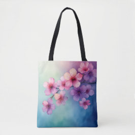 Elegante Sakura Blume Wasserfarbene Tasche"