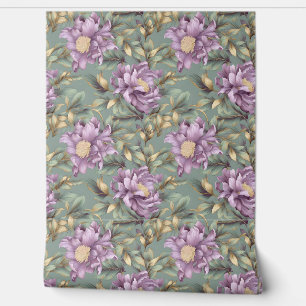 Elegante Salbei-Blüten-Blüten Tapete