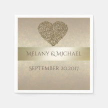 Elegante, sanfte abstrakte Herzhochzeit