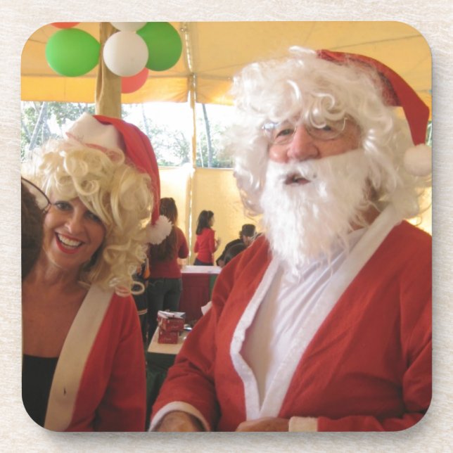 Elegante Santa Collection. Getränkeuntersetzer (Vorderseite)