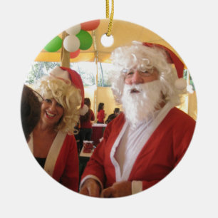 Elegante Santa Collection. Keramikornament