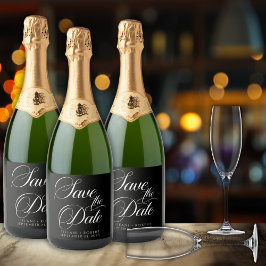 Elegante Save the Date bearbeitbare Farben