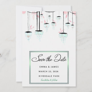 Elegante Save the Date Einladung