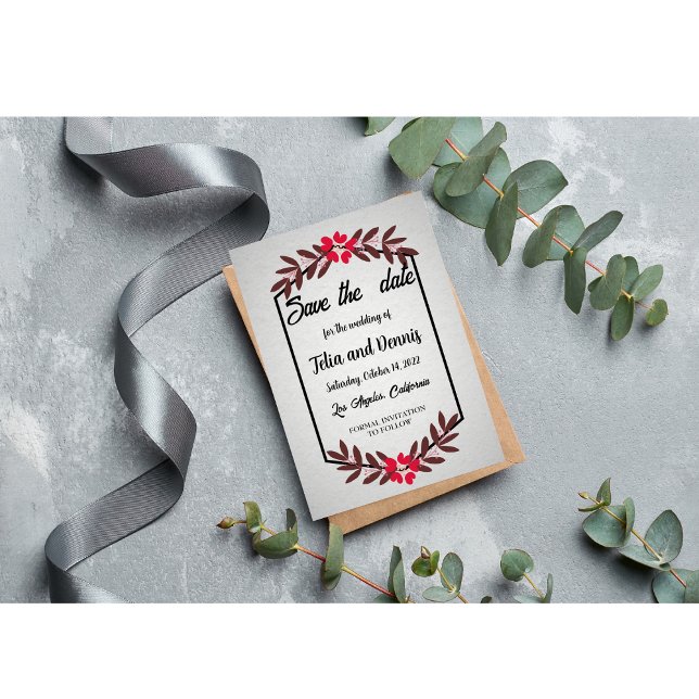 Elegante, Save the Date Einladung (Von Creator hochgeladen)