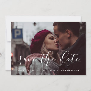 Elegante Save-the-Date-Fotokarte Save The Date