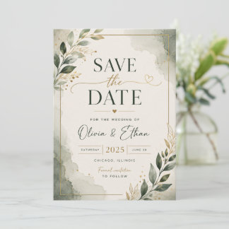 Elegante Save-the-Date-Karte Save The Date