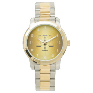Elegante Scales des Gerechtigkeitssymbols Beste Armbanduhr