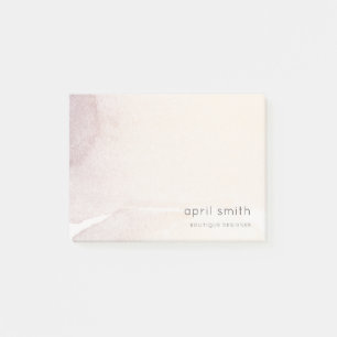 Elegante schicke Abstrakte Rose Gold Lila Wasserfa Post-it Klebezettel