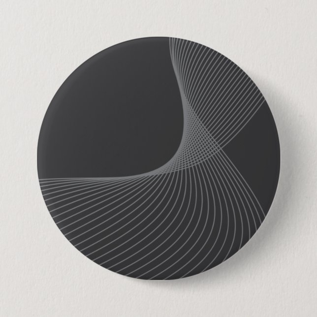 Elegante, schicke, einfache, moderne Grafikmusterk Button (Vorderseite)