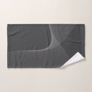 Elegante, schicke, einfache, moderne Grafikmusterk Handtuch