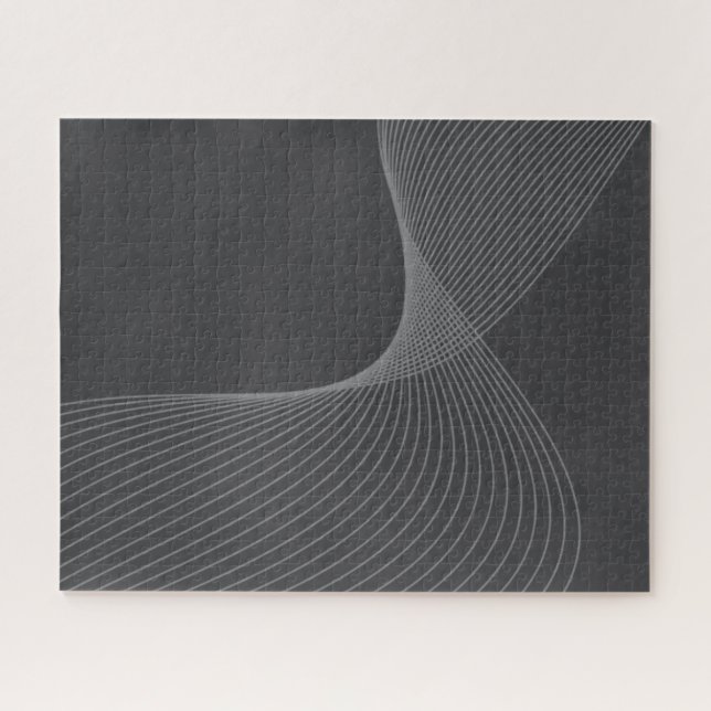 Elegante, schicke, einfache, moderne Grafikmusterk Puzzle (Horizontal)