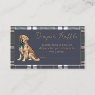 Elegante, schicke, fancy Hund R.L. Thema Windel-Ra Begleitkarte