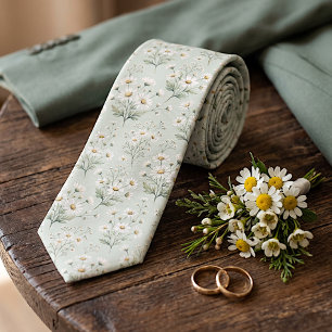 Elegante, schicke Krawatte mit zarter floraler Kun
