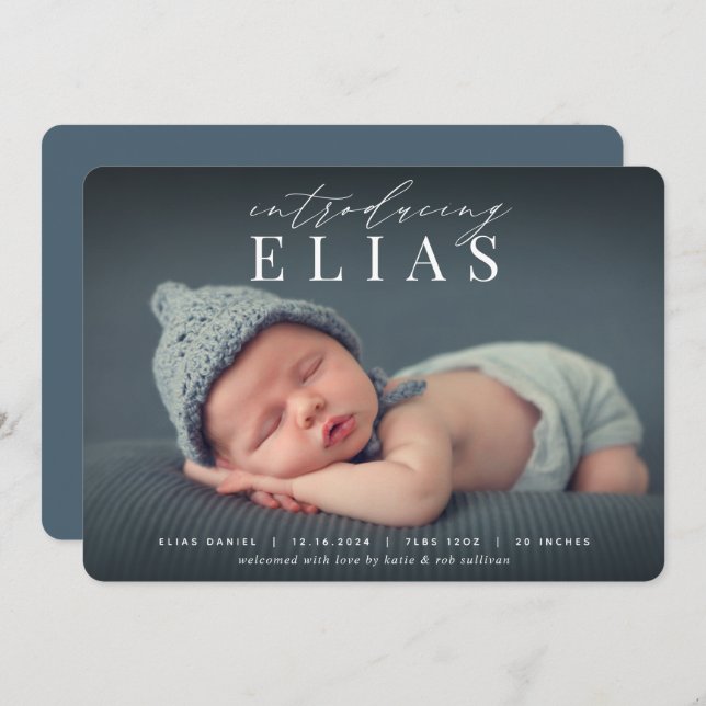 Elegante Schlagzeile | Ankündigung von Foto zur Ge (Vorne/Hinten)