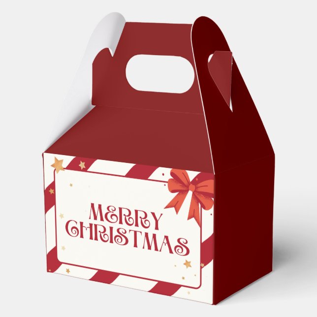 Elegante, schlichte Weihnachten-Geschenkboxen für  Geschenkschachtel (Rückseite)