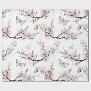 Elegante Schmetterlingsblüte (11) Geschenkpapier