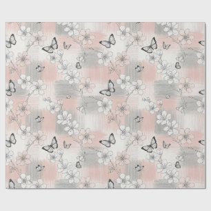Elegante Schmetterlingsblüte (3) Geschenkpapier