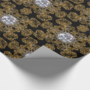 Elegante Schneefall Magische Flakes Einzigartiges Geschenkpapier