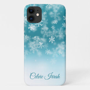 Elegante Schneeflocken Personalisiert iPhone X H Case-Mate iPhone Hülle