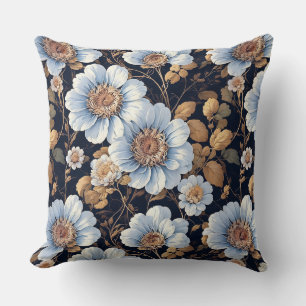 Elegante Schöne weiße Blume Kissen
