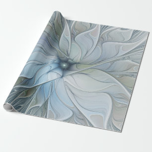 Elegante Schönheit Moderne Abstrakte Fraktal-Kunst Geschenkpapier