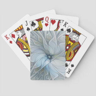 Elegante Schönheit Moderne Abstrakte Fraktal Kunst Spielkarten