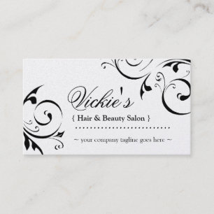 Elegante Schönheits-Salon-Visitenkarte Terminkarte