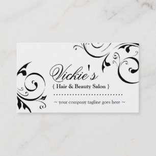 Elegante Schönheits-Salon-Visitenkarte Terminkarte
