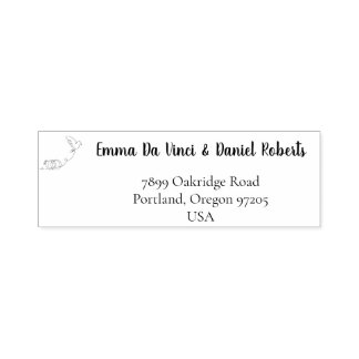 Elegante Schrift Hochzeit Rücksendeadresse Stempel
