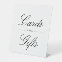 elegante Schrift Hochzeitskarten und Geschenke Sch