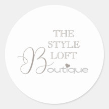 Elegante Schrift Initial Boutique Shop Branding