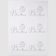 Elegante Schrift Initial Boutique Shop Branding