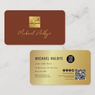 Elegante Schrift Kalligrafie modernes Logo Profess Visitenkarte