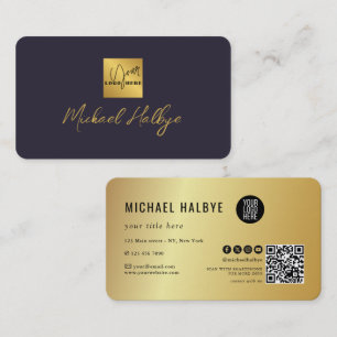 Elegante Schrift Kalligrafie Modernes Logo Profess Visitenkarte